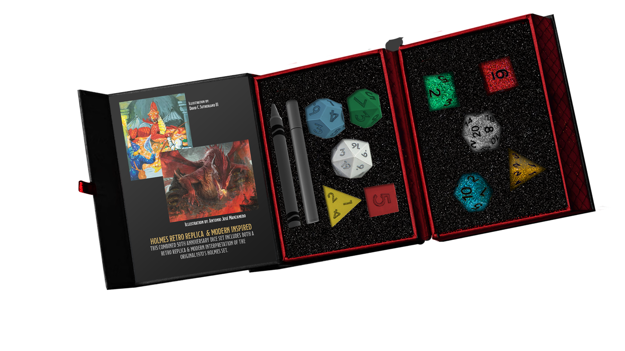D&D 50th Anniversary Then/Now Dice Set