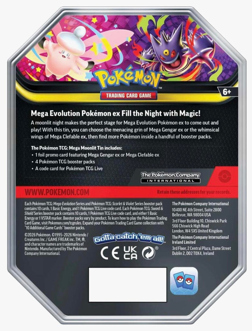 Mega Moonlit Tin [Mega Clefable ex]