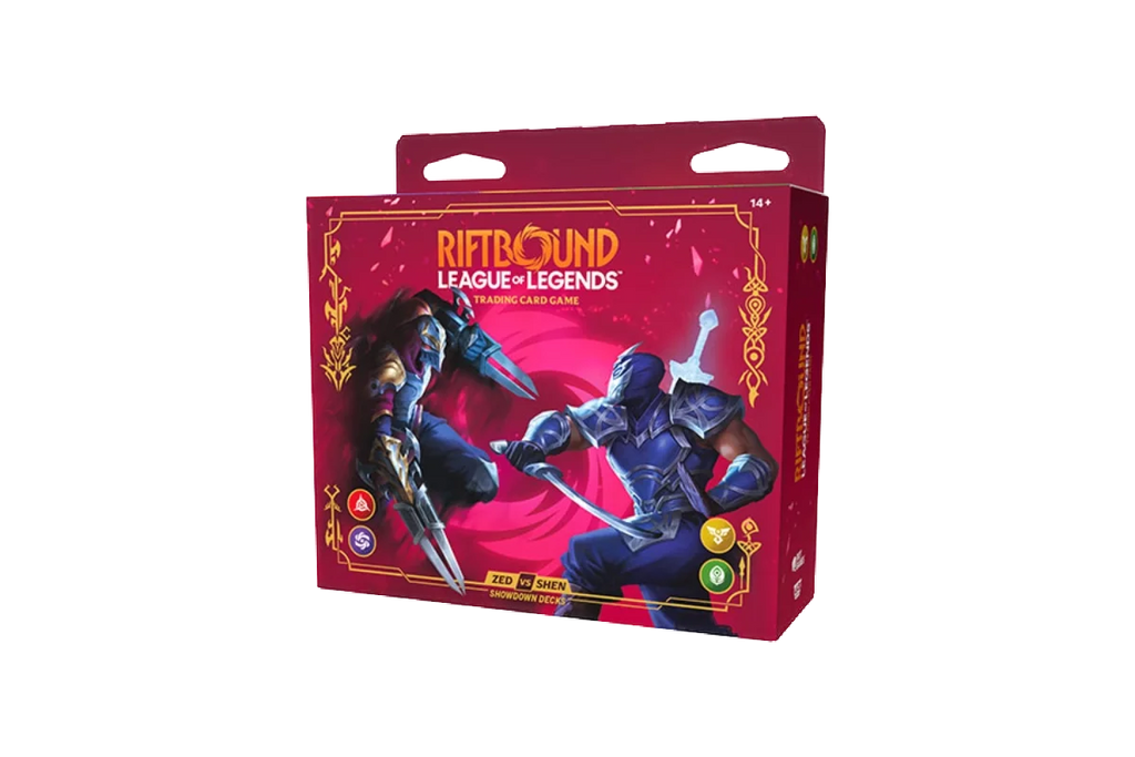 [PRE-ORDER] Riftbound TCG: Set 4 - Vendetta Showdown Decks: Zed vs Shen - Ships Jul 31